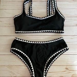 Two Tone Whip Stitch Bikini